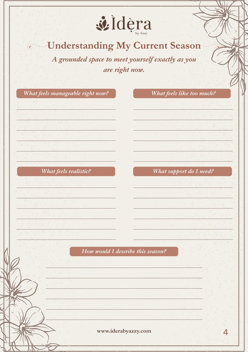 The Gentle Self Reflection Guide: A Digital Journal for Chronic Illness & Fluctuating Capacity